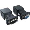 System-S Ethernet VGA Over IP convertitore VGA maschio e femmina a LAN RJ45 femmina 20 m di portata