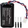 Fuworance Batteria 3,6 V, 5,4 Ah, Li-SOCl2, compatibile con Daitem BATLi05 D8904, batteria di allarme al litio con cacciavite