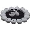 INF 10 paia di gommini di ricambio in silicone per auricolari da 15-16 mm, come iPhone 6/6 Plus, iPhone 5/5S, coperture per cuffie ultra morbide e leggere
