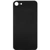Riihoo Cover posteriore per batteria sostitutiva parti di ricambio compatibile con iPhone 8, (nero, bisogno di rimuovere il vetro della fotocamera, piccolo foro)