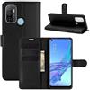 betterfon | Oppo A53s / A53 2020 Custodia a portafoglio con chiusura magnetica / scomparti per carte di credito per Oppo A53s, nero