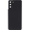 Generic Copri Batteria con cover lens CAMERA compatibile con SAMSUNG GALAXY S21+ 5G S21 PLUS 5G G996 G996B Ricambio Vetro Posteriore Back Cover Retro Scocca + biadesivo adesivo + lente NERO