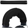 kwmobile Cuscinetto Archetto Cuffie Compatibile con Razer BlackShark V2 X / V2Pro / V2 SE - Headband Cover - Copertura Arco Cuffie Over Ear - nero