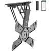 SpeaKa Professional SP-TVCM-510 - Supporto da soffitto per TV pieghevole, con telecomando, 58,4 cm (23) - 139,7 cm (55) e