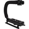 Yitre Supporto per Fotocamera Portatile, Pratico Stabilizzatore per Fotocamera Portatile Buona sensibilità Alla Mano Leggero con Scarpa Fredda per la Registrazione Video