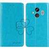 TienJueShi Blu Premium Retro Stand Portafoglio Telefono Caso in Pelle Case Copertina Custodia Protettiva Cover per artfone A400 4G 2.4 inch