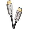 celexon UHD Optical Fibre HDMI 2.1 8K Active Kabel 10m, schwarz