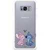 LA CASA DE LAS CARCASAS Custodia per Samsung Galaxy S8 Ufficiale di Lilo & Stitch - Angel & Stitch Beso per proteggere il tuo cellulare. Custodia in silicone flessibile con licenza ufficiale Disney