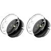 QINOUK Custodia per Google Pixel Watch 3 45mm con Schermo Protettivo, [2-Pack] [Antigraffio] Custodia in TPU Morbido Placcato per Google Pixel Watch 3 45mm-Trasparente