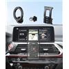 MaserWeller Supporto per telefono da auto per BMW X3 2018-2021 BMW X4 2019-2021, accessori per telefono, rotazione a 360°, compatibile con MagSafe, il supporto per cellulare non influisce sulla