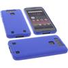 foto-kontor Custodia Compatibile con cellulari Cubot Quest 2019 Cover in Gomma TPU di Colore Blu/Azzurro