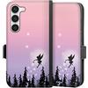 DeinDesign Custodia a portafoglio compatibile con Samsung Galaxy S23 Custodia per cellulare di similpelle nera Cover a libro Disney Trilli Prodotto ufficiale su licenza