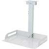 NoneDanGee Supporto universale per proiettore da soffitto e parete, regolabile in altezza da 34 - 56 cm fino a 14 kg, vassoio da 35 x 22 cm, supporto universale per proiettori, router ecc. (bianco)