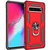 SORAKA Cover per Samsung Galaxy S10 5G con anello,Custodia in TPU Morbido Custodia Samsung Galaxy S10 5G Ultrasottile con piastra metallica per Supporto Auto Smartphone Magnetico