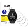 X-Dision [4 Pezzi Compatibile con Garmin Forerunner 955/955 Solar Proteggi Schermo,Pellicola Protettiva 2.5D[Durezza 9H,Installazione Facile] Accessori Premium Pellicola in Vetro Temperato
