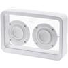 Gingko Mage - Altoparlante Bluetooth trasparente, suono leggero e incredibile, batteria ricaricabile di lunga durata, cavo USB-C incluso, funzione TWS, controllo touch (bianco)
