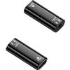 QIANRENON Adattatore per cuffie da USB C a TRRS da 3,5 mm, accoppiatore USB C femmina a 1/8 TRRS femmina, connettore audio Extende da tipo C a 4 poli, convertitore da 3,5 mm, decodifica DAC, per porta