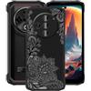 AQGGIIXY Custodia per Doogee Fire 6 Power (6.56) Cover, Black Protettivo Sottile Morbido Silicone Custodia Protezioni Skin Bumper - WM108
