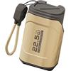 Brrnoo Caricatore Portatile a Parete 10000MAH Power Bank con Doppio Cavo, Caricatore Portatile da Viaggio Compatto a Carico Rapido per, IOS (Giallo deserto)