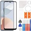 swark Set di riparazione vetro anteriore display + OCA compatibile con ZTE Blade A54 con kit di strumenti di riparazione aggiornato, nessuno schermo LCD e touch digitizer