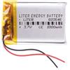 Liter energy battery Batterie 503545 LiPo 3.7V 1000mAh 3.7Wh 1S 5C Liter Energy Battery per l'elettronica Ricaricabile Telefono Portatile Smartwatch Orologio GPS - Non adatto per Radiocomando 47x35x5mm (1000mAh|503545)