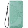 BAIDIYU Cover per Realme 8 PRO Custodia, Slot Cart，Custodia a Portafoglio in Pelle PU di Lusso Custodia Flip Folio, Cover per Realme 8 PRO.(Verde)