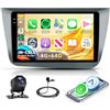Rimoody 4G+64G Android Autoradio per SEAT Altea 2004-2015 Toledo 2004-2009 9 Pollici IN-Cell Schermo con Wireless Carplay Android Auto Navi GPS Mirror Link Bluetooth WiFi FM/RDS/EQ SWC Telecamera Posteriore