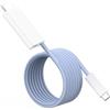 Hsupez Cavo USB C a HDMI, 1,8 m, 4 K@60 Hz, ricarica rapida PD, adattatore switch TV, cavo HDTV, cavo di proiezione da tipo C a HDMI, compatibile con MacBook, Phone, Pad, S24, S25, laptop, ecc