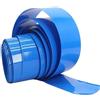 GAOJUDAF 1 pz 1/2/5M Tubo termorestringente in PVC Nero/Blu, Larghezza 20-500mm Pellicola protettiva termoretraibile for custodia(Blue,450MM*2M)