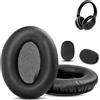 HAIZEEN Cuscinetti per le orecchie Compatibili con Avantree Aria Pro BTHS-AS90P Cuffie Bluetooth con Cancellazione del Rumore Sostituzione Cuscinetto (Pelle di Proteina/SCHIUMA MEMORIA)