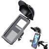 Arrovarp Supporto per telefono per moto, cappello da sole per ciclismo, impermeabile, per donne, uomini, moto, biciclette, scooter, passeggini