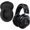 V-MOTA Compatibile con cuscinetti auricolari per cuffie Philips SHP9500, ricambio per cuscinetti di riparazione (tessuto a rete)
