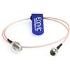 Eonvic RG179 75 Ohm F maschio a 75 Ohm F femmina cavo paratia 0,6 m