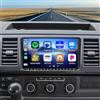Surakey 2+32G Android 14 Autoradio per VW Transporter T5 2010-2015 con Carplay Android Auto, 9 pollici Touchscreen Lettore Ricevitore Multimediale Digitale con navigazione GPS Bluetooth WiFi FM RDS SWC