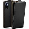 moex Custodia a portafoglio per Huawei nova 9 / Honor 50, pieghevole, protezione completa a 360 gradi, pelle vegana, custodia per cellulare con chiusura verticale, magnetica, Profondo - Nero