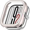 Generic Custodia Bling compatibile con Redmi Watch 4, cover rigida in policarbonato, con strass, protezione antiurto da donna, per smartwatch Redmi Watch 4, senza pellicola protettiva (luce stella)