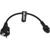 ZBLZGP Cavo di alimentazione EU spina 3 pin AC cavo di alimentazione IEC C5 3 Prong maschio cavo di alimentazione per notebook Dell Comnputer Monitor LG TV Laptop IEC320 C5 Clover (Schuko CEE7/7 to