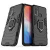 LuluMain Compatibile con VIVO Y50 Cover, Custodia Armor Anello Cavalletto (Funziona con il Supporto Magnetico per Auto) Case Paraurti (Nero)