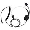 Saddgo Cuffia telefonica monofonica RJ11 a 4 pin con cavo per call center cuffia BK auricolare auricolare in-ear stereo isolamento acustico dispositivo condotto aria cancellazione del rumore USB