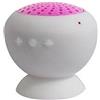 Metronic Mini-Ventosa Mini Altoparlanti con Vivavoce, Bianco/Fucsia