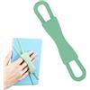 Leeneen Comoda cinghia da polso per Kindle e tablet da 4,7 a 8 pollici, universale, ad alta elasticità, supporto per tablet/Paperwhite/Kobo/Oasis/E-Book/telefono (verde)