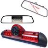 Berlingan 〔Kit telecamera posteriore〕HD Telecamera per retrovisione luce freno + Monitor per specchietto retrovisore da 4,3 per Fiat Ducato X250/Peugeot Boxter III AVIS AVS325CPR/Citroen Jumper/Dodge