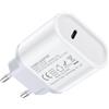 Ouorkee Caricatore rapido USB C da 20 W per Samsung S24 S23 S22 S21 S20 A55 A15 A53 A35 A54 A52 A13 Z Fold 5, iPhone 16 15, PD 3.0 USB C adattatore di ricarica USB C