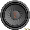 Generico KIT SET PER JBL STAGE 82 1 subwoofer subwoofer da 20 cm 200 mm 8, singola bobina da 4 ohm, da 200 watt rms e 800 watt max, per cofano bagagliaio auto e gare spl, 1 pezzo + 2 faston omaggio