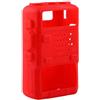 KIXZSAZ Custodia protettiva per walkie talkie in silicone Custodia per interfono portatile Custodia per radio mobile Accessori per parti esterne, Rosso