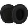 vhbw 2x cuscinetti auricolari di ricambio compatibile con Panasonic RP- HTX7 cuffie, headset, gommapiuma/plastica nero, lucido