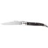 AUSONIA - Coltello da tasca tipo Languiole, lama inox, manico inox con inserti i