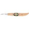 Kirschen - Coltello per rifiniture con manico in legn 10 cm Beige/Argent