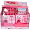 Hello Kitty Capsule Gacha Sanrio Cute Kitty Gachapon Machine Set nuovo da JP