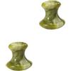 Healvian 2pezzi Pietra Massaggiante Forma Di Fungo Per Massaggi Facciali Strumento Di Bellezza Per Rilassamento e Nutrimento Della Massaggiatore Per Viso e Meridian Design Ergonomico e